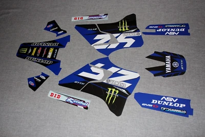YAMAHA YZ125-YZ250 1996-01 MX GRAPHICS KIT STICKER KIT STICKER DECALS BUBBLE FLO - image 1 of 4