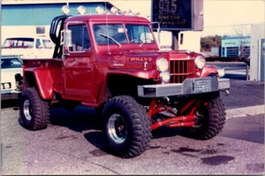 1954 Willys Jeep 4x4 Lifted Pickup Vintage Original Estate Find Found Photograph - Picture 1 of 2