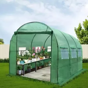 Gewächshaus GREENHOUSE XXXL Folientunnel Treibhaus Frühbeet Foliengewächshaus - Bild 1 von 12