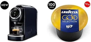 Máquina de Espresso Lavazza Azul Elegante Mini 1 Porción 100 Cápsulas Selección Dorada - Imagen 1 de 3