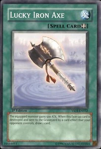 Yu-Gi-Oh! Lucky Iron Axe YSDJ-EN032 Common 1st Edition NM - Picture 1 of 1