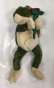 Rana de peluche con rosa Best Made Toys - Imagen 1 de 2