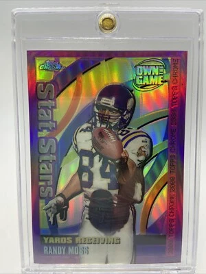 SSP 2000 Topps Chrome Own the Game Refractor #OTG16 Randy Moss 1:3600 Packs - Image 1 of 2