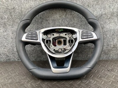 Sport Amg Nappa Leather Steering Wheel Pedal Shift Mercedes R172 Slc43 E63 oem - Image 1 of 4