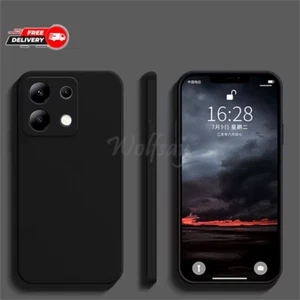 For Redmi Note 13 Case Liquid Silicone Plain Rubber Soft Protector Case Redmi N - Picture 1 of 19