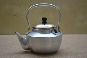 Vintage TeaPot 2 cup Aluminium Anodized lid & Strainer Pot Japan - Picture 1 of 5