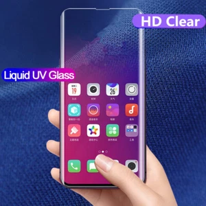 UV Tempered Glass Screen Protector Screen For Samsung Galaxy S22 Ultra S20+ S21+ - Picture 1 of 12