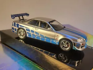Diecast 1:43 italian newstand collection FAST AND FURIOUS NISSAN SKYLINE GT-R - Foto 1 di 13
