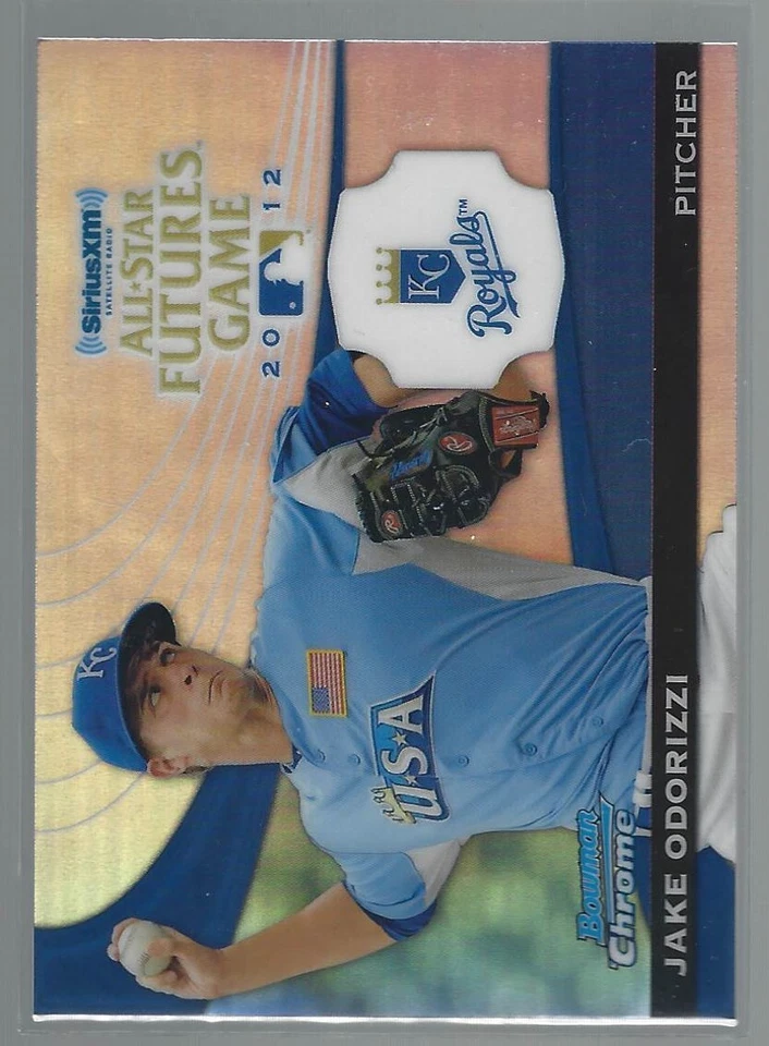 2012 Bowman Chrome Futures Game Royals Baseball Card #FG-JO Jake Odorizzi - Image 1 of 2