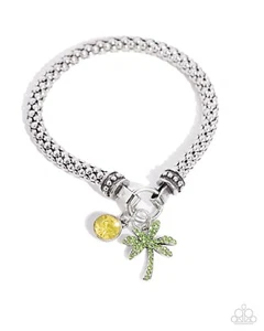 Paparazzi Palm Beach Bling - Green - Bracelet - Picture 1 of 2