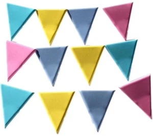 Pastel Banners, Decorative Scrapbook Brads - Eyelet Outlet #B215 - Picture 1 of 1