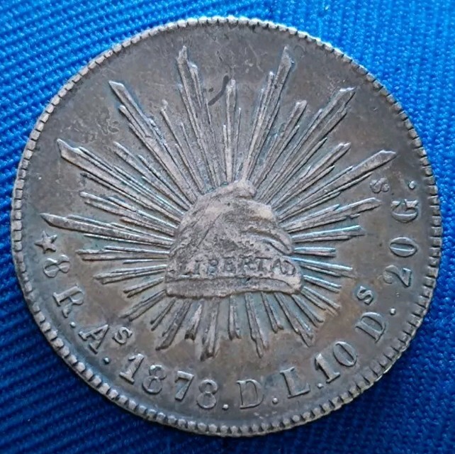 1878-Zs JS メキシコ8レアル銀貨 2025年最新】メキシコ8レアル銀貨の人気アイテム - メルカリ