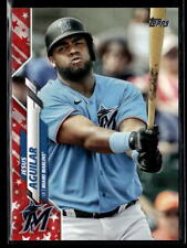 Jesus Aguilar #'d /76 - 2020 Topps Independence Day Parallel SP #98 Rays