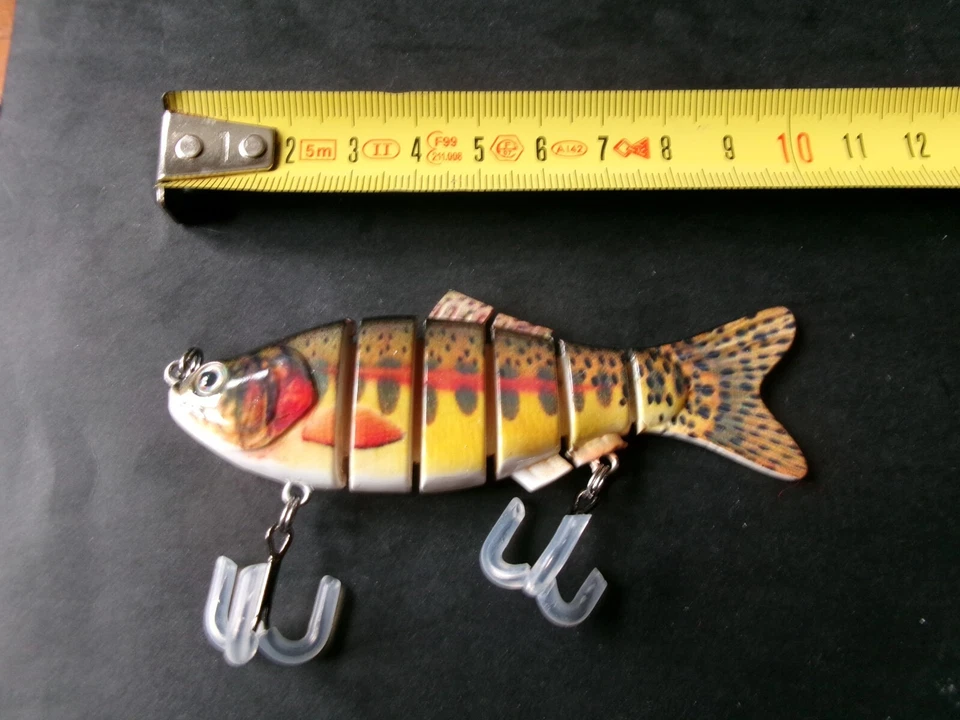 gros leurre de pêche articulé 10 cm neuf. - Photo 1/1