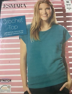 Nuevo Top Talla 14/16 Verde Crochet de Esmara Light Veraniego Informal - Imagen 1 de 5
