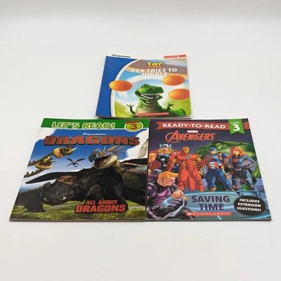 3 X Ready To Read Level 3 Scholastic Paperback Primary School Readers Avengers - Image 1 of 4