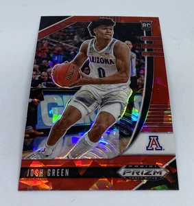 2020 Panini Prizm Draft Picks JOSH GREEN Red Cracked Ice ROOKIE #21 Mavericks - Picture 1 of 2