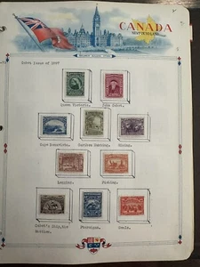Estampillas de emisión de Cabot de Terranova de 1897 - Imagen 1 de 10