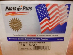 A-1 Cardone 18-4737 Remanufactured Front Left Friction Choice Caliper - Imagen 1 de 1