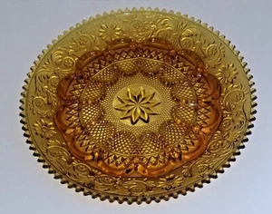 Plato para servir huevos de colección Indiana Glass TIARA ámbar 12" con caja - Imagen 1 de 3