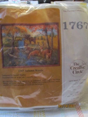 "AUTUMN WOODS" KIT FROM CREATIVE CIRCLE #1767  - Image 1 of 3