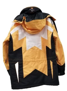 Vintage OFFICIAL Winter Olympics 2002 Salt Lake City Yellow White Jacket Sz XS/S - Picture 1 of 4