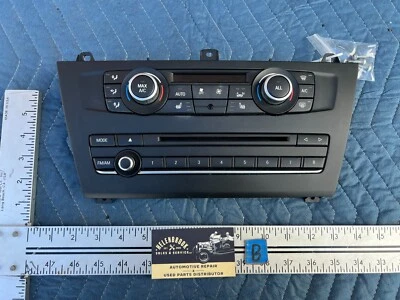 2011-2017 BMW X3 F25 Center Dash Climate Control Stereo Switch Panel OEM #2382EM - Image 1 of 4