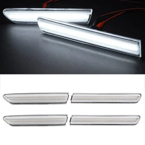 Fit For Acura TL 2004-2008 LED Side Marker Turn Signal Light Front & Rear 4x - Picture 1 of 6