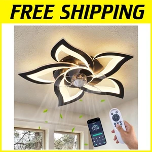 Bladeless Ceiling Fan with Lights 6 Speeds 3 Colors - Picture 1 of 10