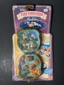 Vintage 1995 Disney Tiny Collection Aladdin Polly Pocket Playcase - Bild 1 von 21