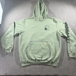 Carhartt Hoodie Mens Large Loose Fit Pullover Workwear Sweatshirt 1889 - Picture 1 of 7