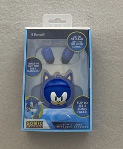NUOVI RARI auricolari SEGA Sonic The Hedgehog 3 facce Bluetooth True Wireless SIGILLATI - Foto 1 di 8