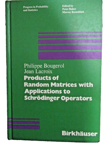 Productos de Matrices Aleatorias Bougerol Lacroix 1985 Birkhäuser Matemáticas - Imagen 1 de 18