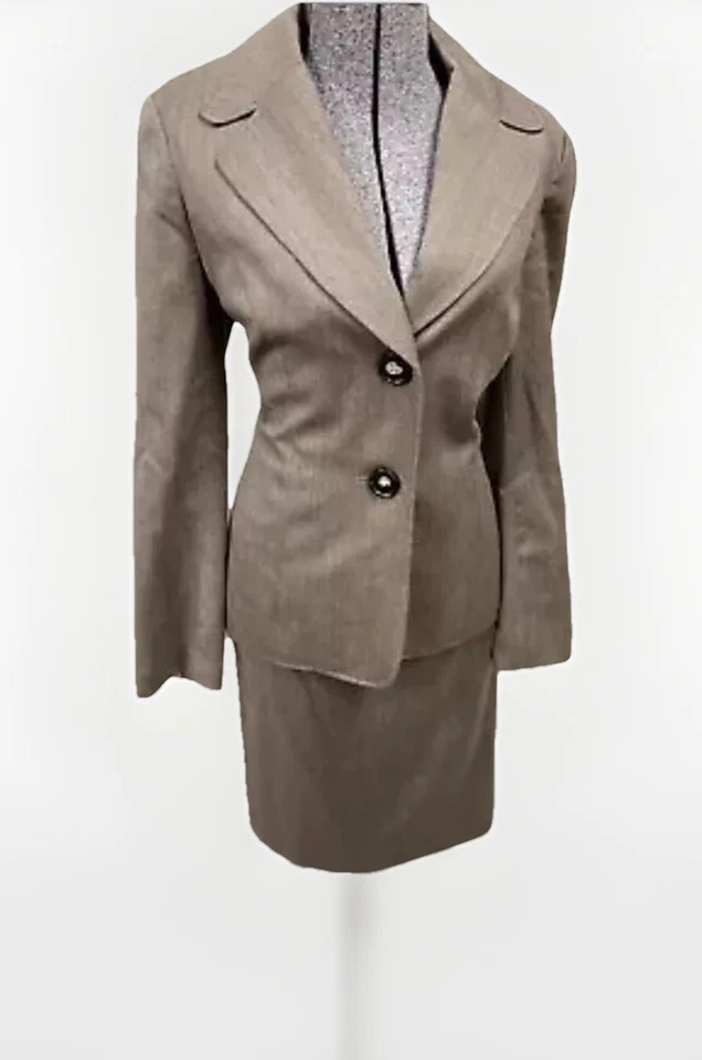 NUEVO Traje Falda Talbots Talla 8 Conjunto de Dos Piezas Lana Negocios Profesional 32X25 NUEVO Foto 1 de 4