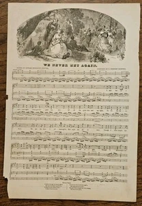 RAR Musikdruck - 1850 - G. Herbert Rodwell, Washington Monument, Vogeltrainer - Bild 1 von 2