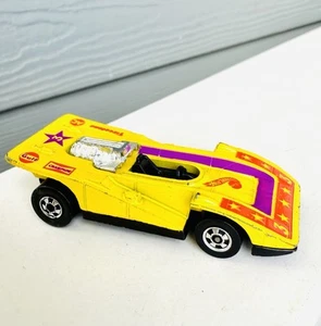 Hot Wheels 1978 Vintage Speedway Special Steam Roller Yellow Blackwall Hong Kong - Picture 1 of 8