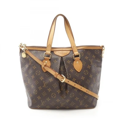 Bolso de Hombro LOUIS VUITTON Palermo PM M40145 Monograma Lona Marrón Usado LV Foto 1 de 4