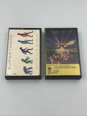 Supertramp Paris (Live) & Brother Where You Bound Cassette Lot Tested VG - Image 1 of 4
