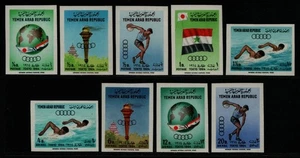 República Árabe Yemen 1964 - Mi-Nr. 359-367 B ** - MNH - Olimpia Tokio - Imagen 1 de 2