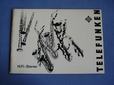 Telefunken HiFi Stereo Gesamtprogramm 1965 Plattenspieler Verstärker Boxen  - Bild 1 von 4