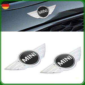 2x Metall Emblem Abzeichen Motorhaube Heckklappe Für Mini Cooper S R50 R53 R55 - Bild 1 von 13
