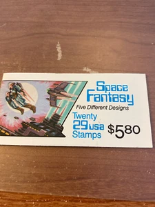 US Scott # BK207 Booklet Of 20 Stamps MNH, Space Fantasy - Picture 1 of 4