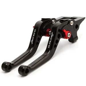 Short Black Clutch Brake Lever Set - Benelli Leoncino 500 LeonineX 2016-2022 - Picture 1 of 3