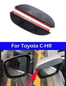 Tira decorativa ceja lluvia espejo retrovisor 2 coches para Toyota C-HR 2017-2025 - Imagen 1 de 8