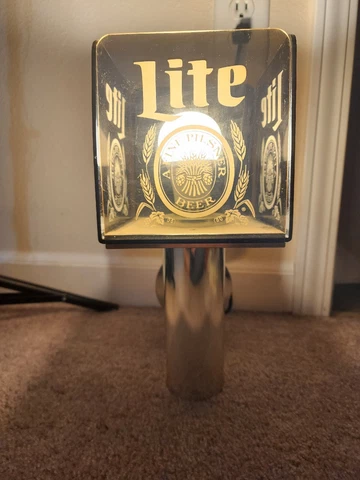 RARE Vintage Miller Lite Wall Sconce Bar Light Cover