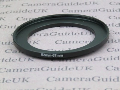 52mm to 67mm Male-Female Stepping Step Up Filter Ring Adapter 52mm-67mm  - Image 1 of 2