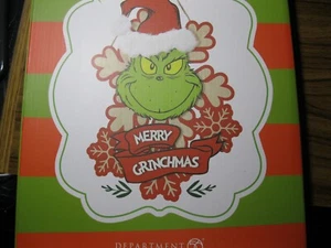 LETRERO MERRY GRINCHMAS DE DEPARTAMENTO 56 - MIMB - NUEVO - Imagen 1 de 1