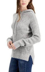 Suéter con capucha Crave Fame Juniors gris talla pequeña - Imagen 1 de 3