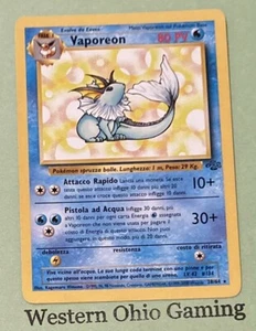 Pokemon TCG Vaporeon #28/64 ITALIAN Rare READ CCG Jungle - Picture 1 of 2