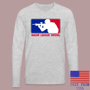 MLI Major League Infidel Grey Size S-2XL - Picture 1 of 1